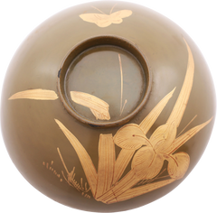 JAPANESE LACQUERED BOWL AND COVER, OWAN - Fagan Arms