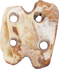 PRECOLUMBIAN MOTHER OF PEARL SHELL ORNAMENT