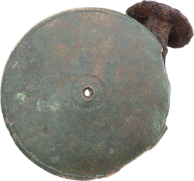 ROMAN LEGIONARIES BELT PLATE, PHALERA, 2ND-4TH CENTURY AD