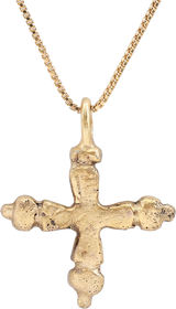 GOOD EUROPEAN CONVERT'S CROSS, C.800-1000 AD