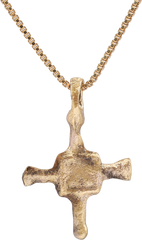 MEDIEVAL CHRISTIAN CROSS NECKLACE, 9th-11th CENTURY AD - Fagan Arms
