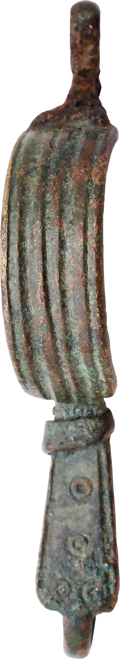 ANCIENT ROMAN BROOCH (GARMENT PIN) FIBULA, 250-350 AD - Fagan Arms