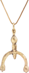 ANCIENT VIKING LUNAR PENDANT NECKLACE, C.900-1000 AD - Fagan Arms