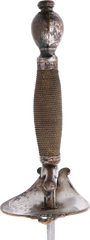 EUROPEAN SILVERED HILT OFFICER’S RAPIER, MID 18TH CENTURY - Fagan Arms
