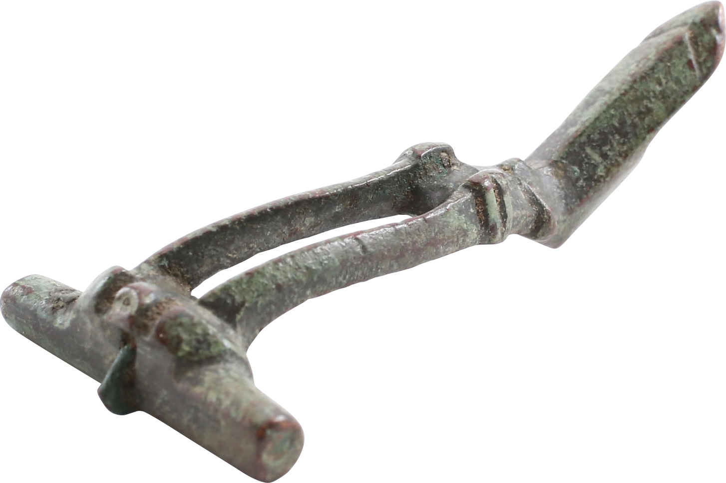 ANCIENT ROMAN BROOCH (GARMENT PIN) FIBULA, 200-350 AD - Fagan Arms