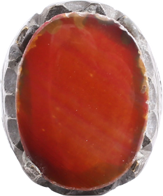 LARGE GYPSY MAN’S RING, SIZE 9 1/2