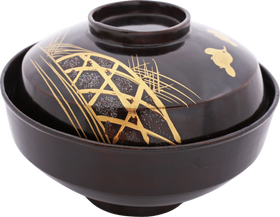 JAPANESE LACQUERED BOWL, OWAN