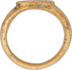 RARE ANGLO-SAXON (ENGLISH) MAN’S RING, 5th-7th CENTURY AD, SIZE 9 ½ - Fagan Arms