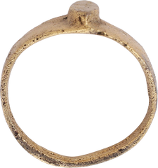 LATE MEDIEVAL EUROPEAN RING, C.1400-1600 AD, SIZE 3 ½ - Fagan Arms