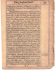 ENGLISH PRINTED PAGE, 1637 - Fagan Arms