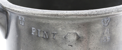 VICTORIAN PEWTER PUB MUG. - Fagan Arms