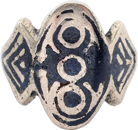 COSSACK WARRIOR’S RING, 19th CENTURY