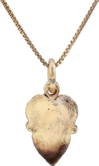 ANCIENT VIKING HEART PENDANT NECKLACE, C.850-1050 AD - Fagan Arms