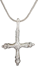 GOOD EUROPEAN CONVERT'S CROSS, C.800-1000 AD