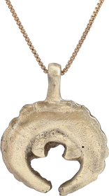 ANCIENT VIKING LUNAR/ASTROLOGICAL PENDANT, C.850-950 AD