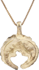 ANCIENT VIKING LUNAR/ASTROLOGICAL PENDANT, C.850-950 AD - Fagan Arms