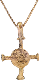 EUROPEAN CONVERT’S CROSS NECKLACE, 9th-10th CENTURY