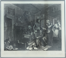 William Hogarth” A Rake’s Progress, Plate 1, The Heir
