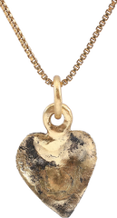 ANCIENT VIKING HEART PENDANT NECKLACE, C.850-1050 AD - Fagan Arms