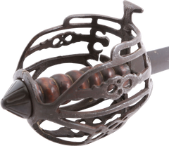 SCOTTISH BASKET HILTED BROADSWORD, EARLY 19TH CENTURY - Fagan Arms