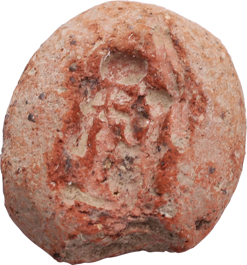 EGYPTIAN TERRACOTTA AMULET MOLD From Tel el Amarna 1348-1332 BC. - Fagan Arms