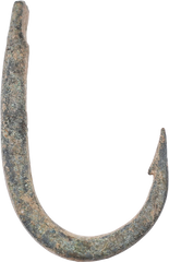 ROMAN BRONZE FISHING HOOK, 100BC-200AD - Fagan Arms