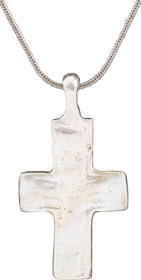 FINE MEDIEVAL PILGRIM’S CROSS NECKLACE, 7TH-10TH CENTURY AD