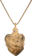 ANCIENT VIKING HEART PENDANT NECKLACE, C.850-1050 AD - Fagan Arms