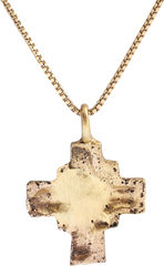 MEDIEVAL EUROPEAN PILGRIM’S CROSS NECKLACE, 8th-12th CENTURY - Fagan Arms
