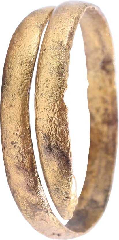 ANCIENT VIKING COIL RING C.850-1050 AD SIZE 10 ¼ - Fagan Arms