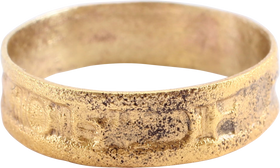 MEDIEVAL SORCERER’S RING, 8TH-11TH CENTURY, SIZE 7 ¼