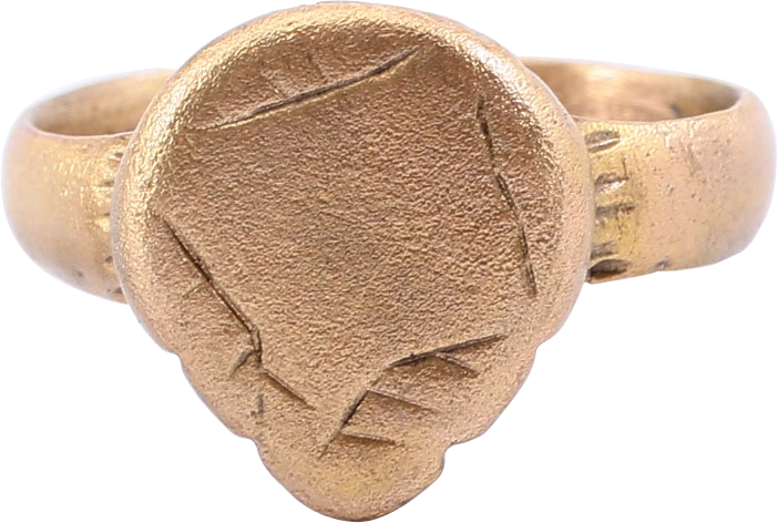 VIKING HEART RING C.900-1050 AD, SIZE 8 ¾ - Fagan Arms