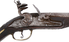 OTTOMAN TURKISH FLINTLOCK PISTOL, LATE 18TH CENTURY - Fagan Arms