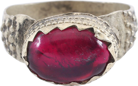 EASTERN EUROPEAN GYPSY MAN’S RING, SIZE 10 ¼