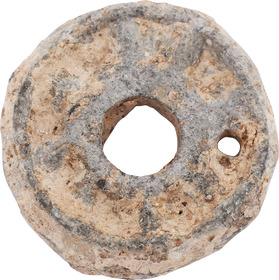 ROMAN MYSTICAL SPINDLE WHORL, 1ST-3RD CENTURY AD