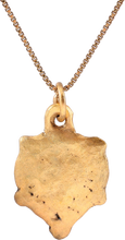 ANCIENT VIKING HEART PENDANT NECKLACE, C.900-1050 AD