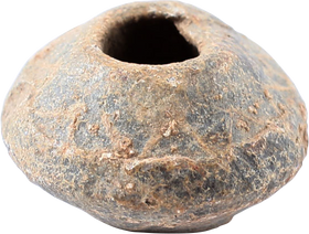 ROMAN LEAD SPINDLE WHORL, 1ST-3RD CENTURY AD