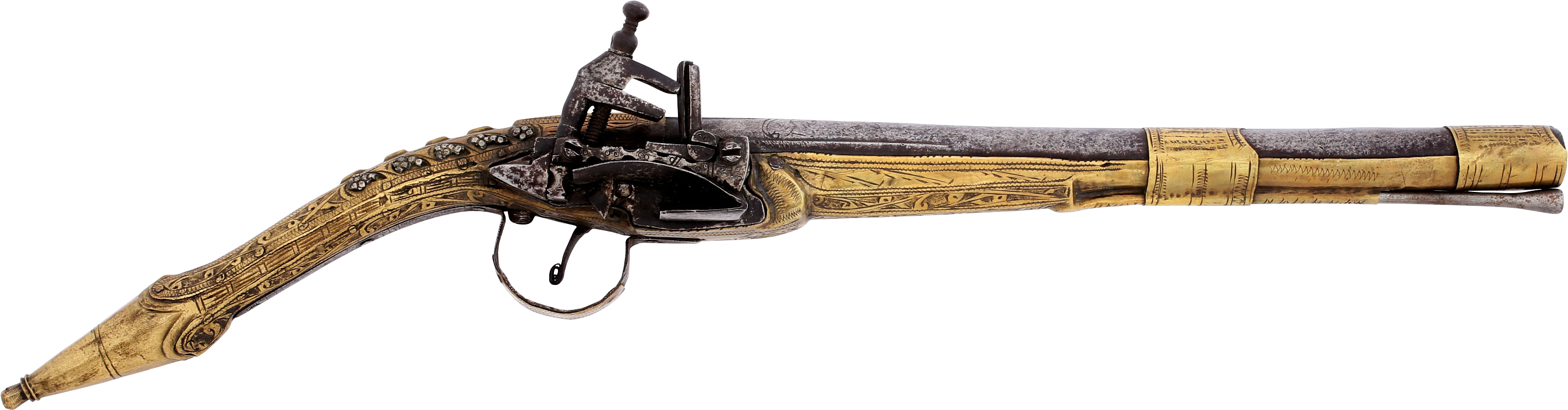 GOOD ALBANIAN (OTTOMAN) MIQUELET PISTOL, C.1800-EARLY 19th CENTURY - Fagan Arms