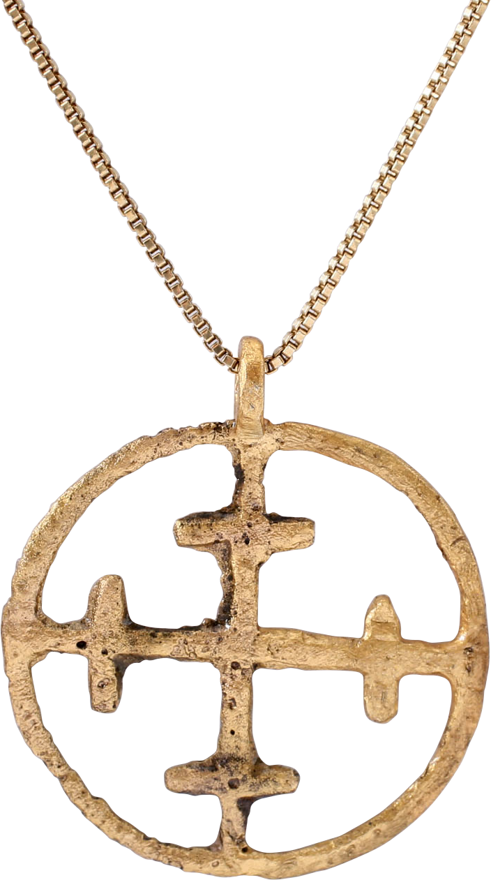CRUSADER’S CROSS PENDANT NECKLACE, 11TH-13TH CENTURY - Fagan Arms