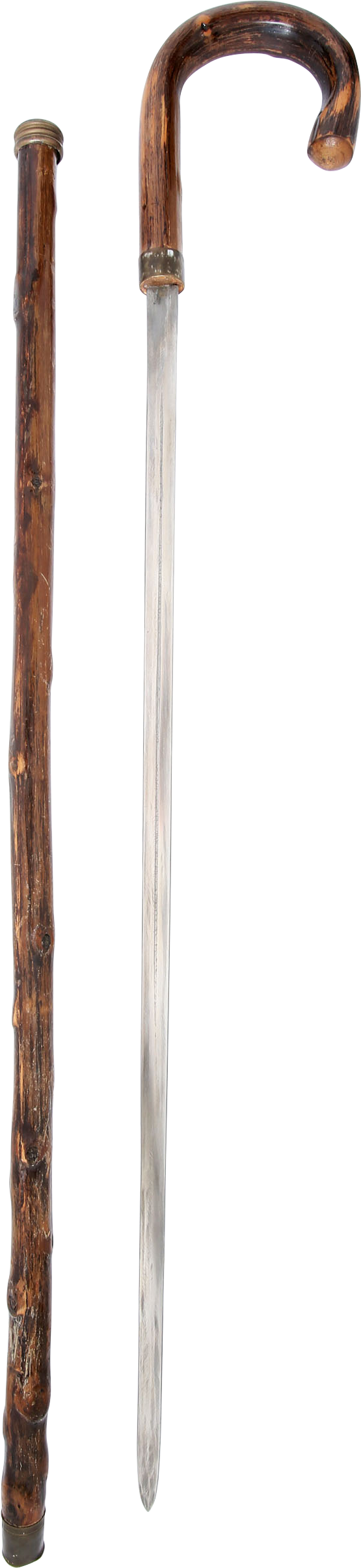 EUROPEAN OR AMERICAN SWORD CANE, 19TH CENTURY/VICTORIAN - Fagan Arms
