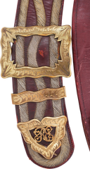 ENGLISH ROYAL ARMY ENGINEER'S CROSS BELT - Fagan Arms