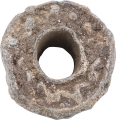 ROMAN LED SPINDLE WHORL 2ND-4TH CENTURY AD - Fagan Arms