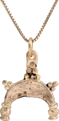 SUPERB VIKING LUNAR PENDANT NECKLACE, 9TH-10TH CENTURY AD - Fagan Arms