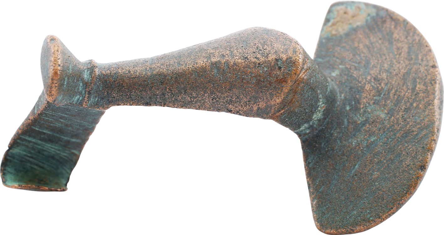 Fubulo ROMAN BRONZE KNEE FIBULA, C.50-350 AD – Fagan Arms