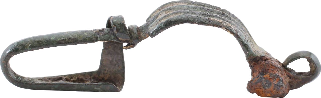 FINE ROMAN BOW FIBULA, 2ND-3RD CENTURY AD - Fagan Arms