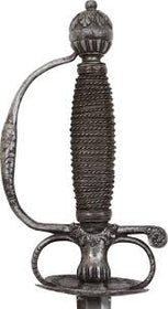 FINE GERMAN STEEL HILT SMALLSWORD C.1690-1720