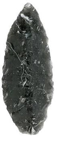 GOOD PRE-COLUMBIAN OBSIDIAN ARROW POINT