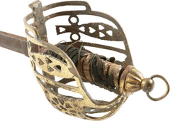 VINTAGE OR ANTIQUE SCOTTISH BASKET HILT SWORD - Fagan Arms