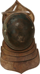 VICTORIAN EUROPEAN LOBSTERTAIL HELMET OF EARLY 17th CENTURY - Fagan Arms