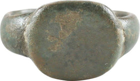 BRONZE RING C.100-350 AD SIZE 3